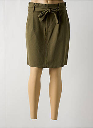 Fustă midi elasticitate verde VERO MODA femeie