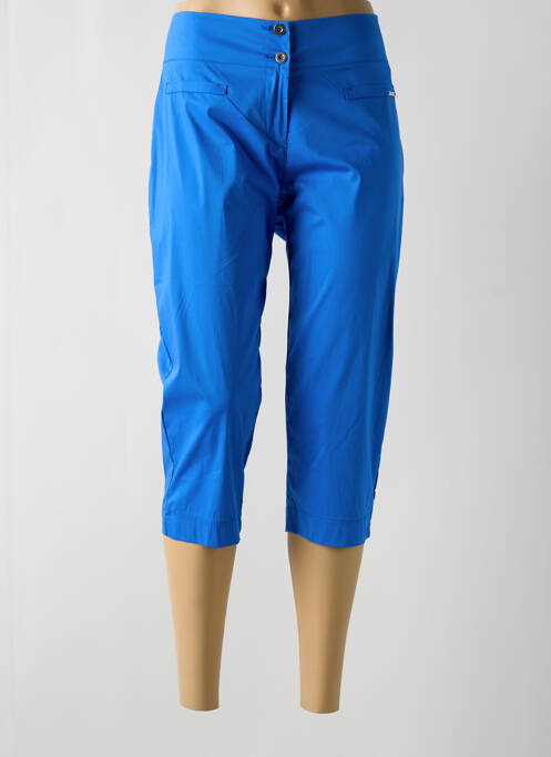 Pantalon trei sferturi albastru MALOKA femeie