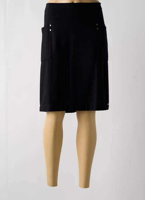 Fustă midi negru MALOKA femeie