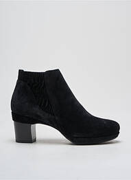 Botine/ghete nubuc toc de 4 la 6 cm negru HOMERS femme