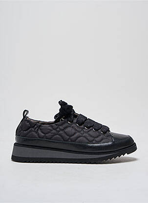Adidași material neted toc plat până la 3 cm negru XSA femeie