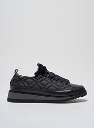 Adidași material neted toc plat până la 3 cm negru XSA femme