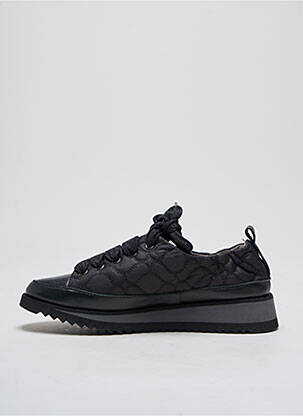 Adidași material neted toc plat până la 3 cm negru XSA femeie