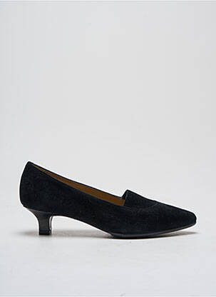 Pantofi cu toc nubuc toc de 4 la 6 cm negru HOMERS femeie