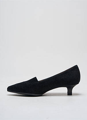 Pantofi cu toc nubuc toc de 4 la 6 cm negru HOMERS femeie