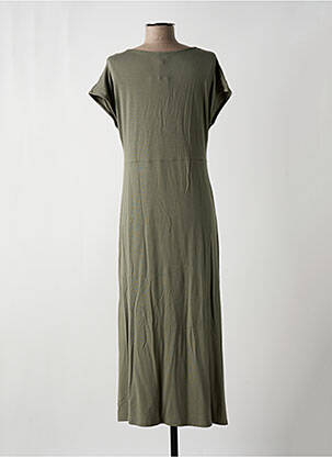 Rochie lungă mâneci scurte mâneci scurte verde YERSE femeie
