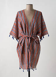 Jachete kimono ușoară și transparentă roșu COLORES femeie