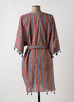 Jachete kimono ușoară și transparentă roșu COLORES femeie