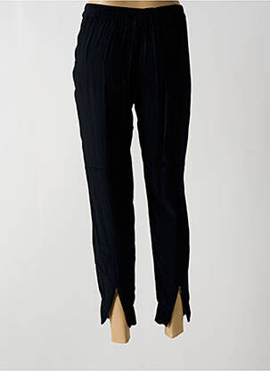 Pantalon 7/8 talie elastică mărime normală negru CHARLIE JOE femeie