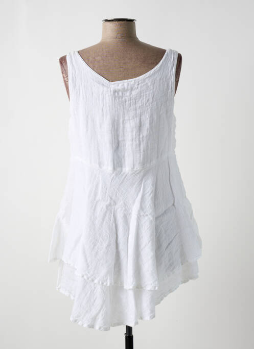 Tunică fără mâneci alb GRIZAS femeie