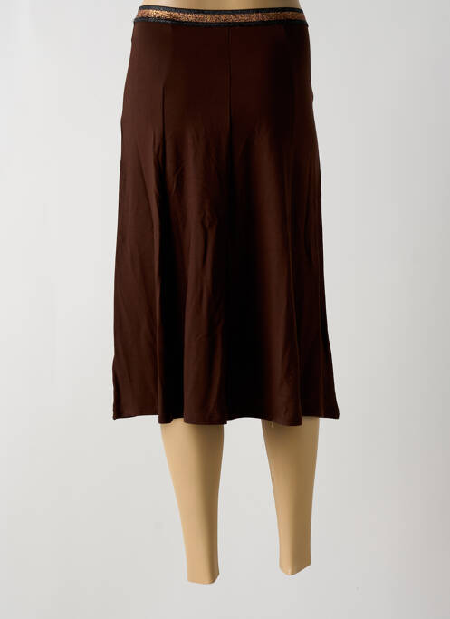 Fustă midi maro YERSE femeie