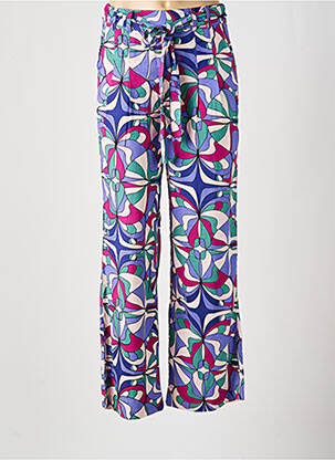 Pantalon larg violet PRINCESSE NOMADE femeie