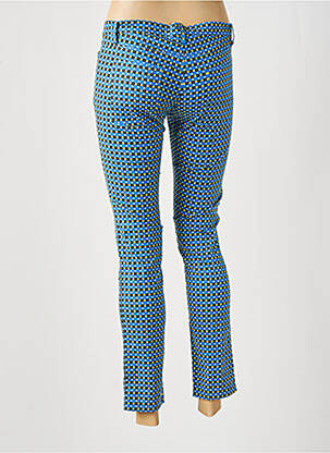 Pantalon 7/8 elasticitate talie joasă albastru PRINCESSE NOMADE femeie