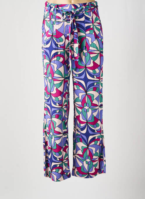 Pantalon larg violet PRINCESSE NOMADE femeie