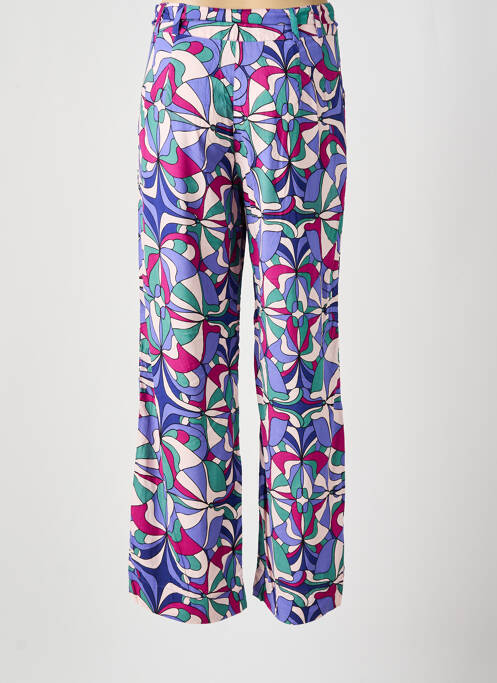 Pantalon larg violet PRINCESSE NOMADE femeie