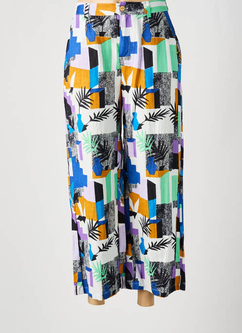 Pantalon 7/8 talie înaltă talie înaltă alb LA FIANCÉE femme