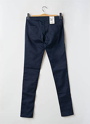 Pantalon slim țesătură poplin mărime reglabilă albastru PEPE JEANS fată