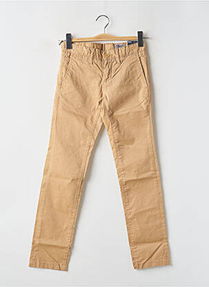 Pantalon chino elasticitate mărime reglabilă bej TEDDY SMITH băiat