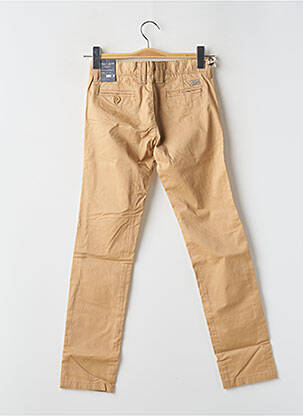 Pantalon chino elasticitate mărime reglabilă bej TEDDY SMITH băiat