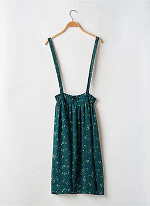 Rochie midi croială fluidă bretele subțiri verde LE TEMPS DES CERISES femeie