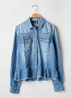 Cămașă albastru LE TEMPS DES CERISES fată