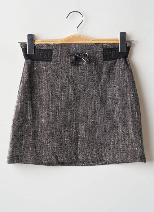 Fustă scurtă gri LE TEMPS DES CERISES fată