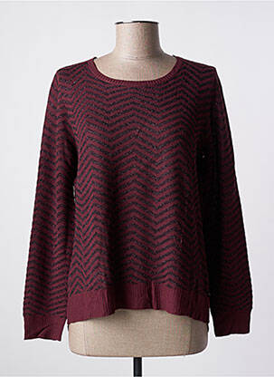 Pulover roșu LE TEMPS DES CERISES fată