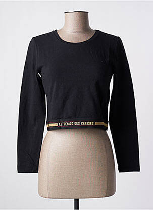 Hanorac negru LE TEMPS DES CERISES femeie