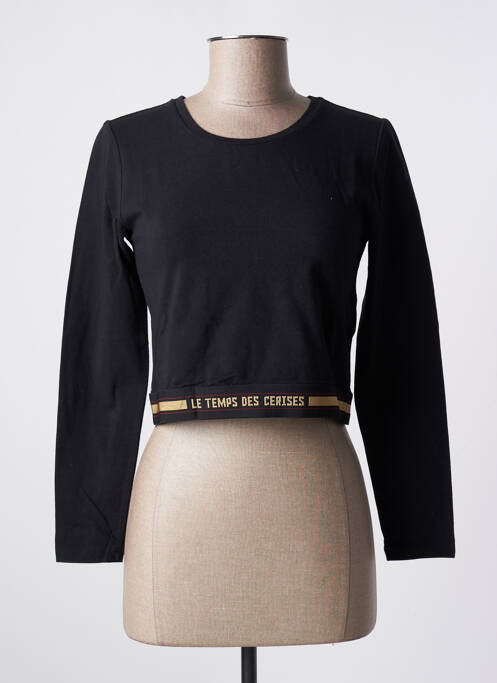 Hanorac negru LE TEMPS DES CERISES femeie