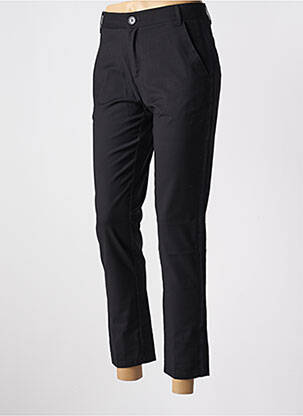 Pantalon 7/8 elasticitate mărime normală negru RYUJEE femeie