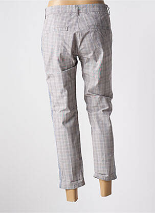Pantalon 7/8 talie cu cleme mărime normală gri REIKO femeie