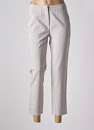 Pantalon 7/8 talie cu cleme mărime normală gri RYUJEE femeie
