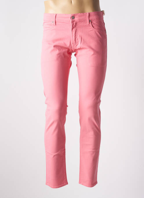 Pantalon slim roz KILIWATCH bărbat