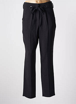 Pantalon drept croială morcov talie înaltă negru SCHOOL RAG femeie