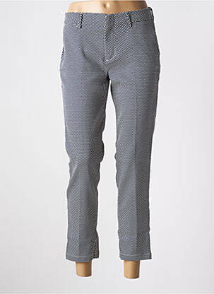 Pantalon 7/8 elasticitate albastru REIKO femeie