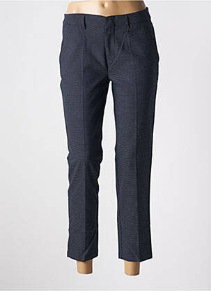 Pantalon 7/8 elasticitate mărime normală albastru REIKO femeie