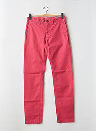 Pantalon chino țesătură poplin mărime normală roz PEPE JEANS bărbat