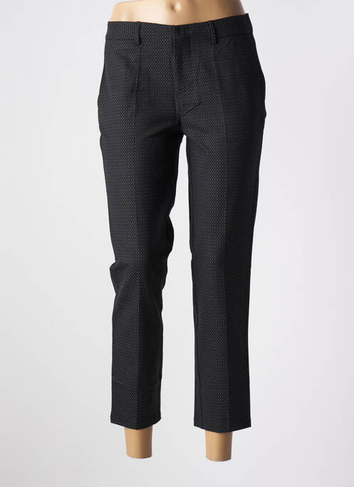 Pantalon 7/8 elasticitate mărime normală negru REIKO femme