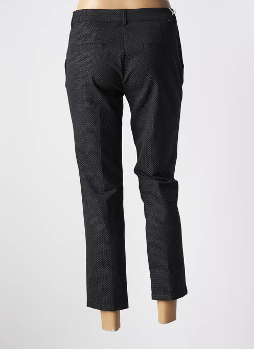 Pantalon 7/8 elasticitate mărime normală negru REIKO femme