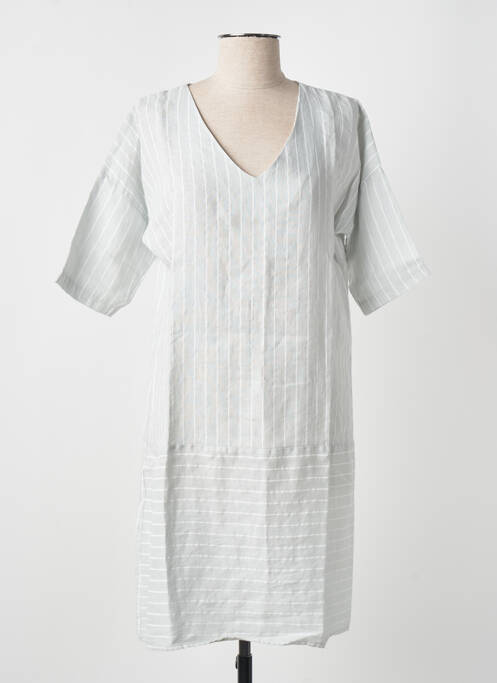 Rochie scurtă gri BLANC BOHEME femeie