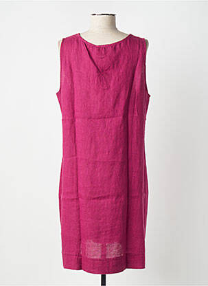 Rochie scurtă fără mâneci fără mâneci violet BLANC BOHEME femeie