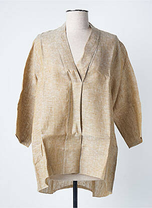 Tunică mâneci lungi bej BLANC BOHEME femeie