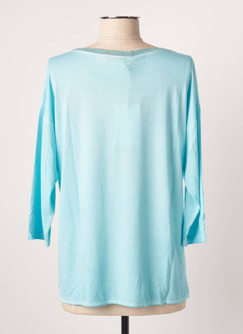 Top albastru BLANC BOHEME femeie