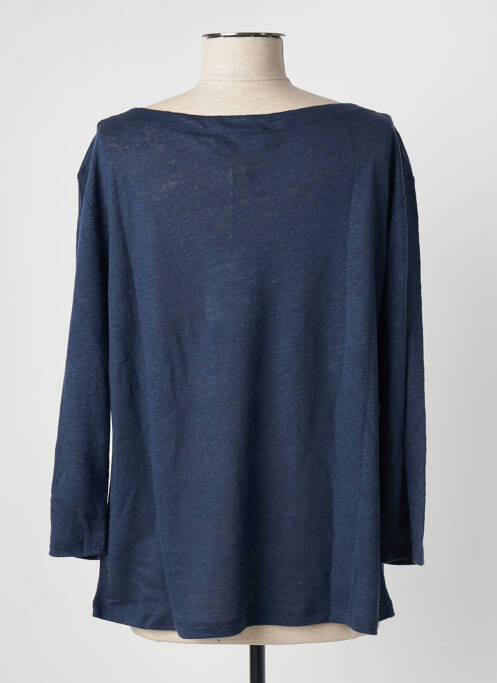 Top albastru BLANC BOHEME femeie