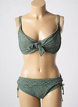 Costum de baie din două piese verde DAG ADOM femeie