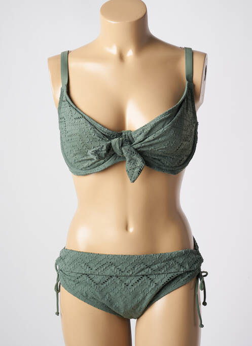 Costum de baie din două piese verde DAG ADOM femeie