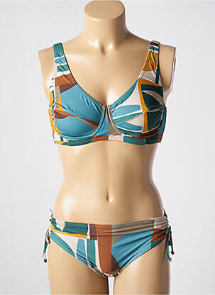 Costum de baie din două piese albastru LAGON BLEU femeie