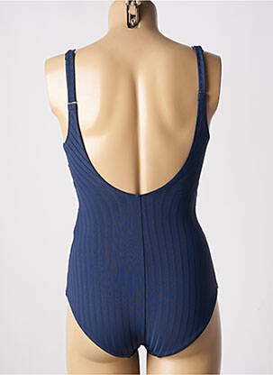Costum de baie dintr-o singură piesă elasticitate top triunghiuri albastru YSABEL MORA femeie