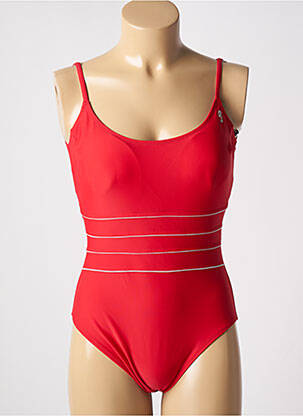 Costum de baie dintr-o singură piesă roșu MISS CARAÏBES femeie