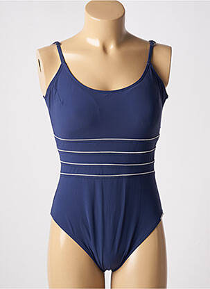 Costum de baie dintr-o singură piesă albastru MISS CARAÏBES femeie